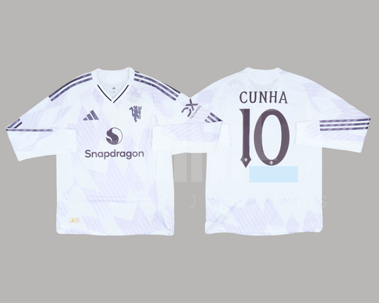 Manchester United 2025/26 visita manga larga versión jugador