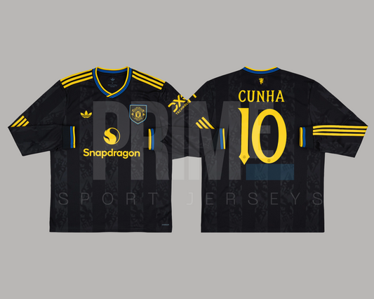 Manchester United 2025/26 tercera manga larga versión aficionado