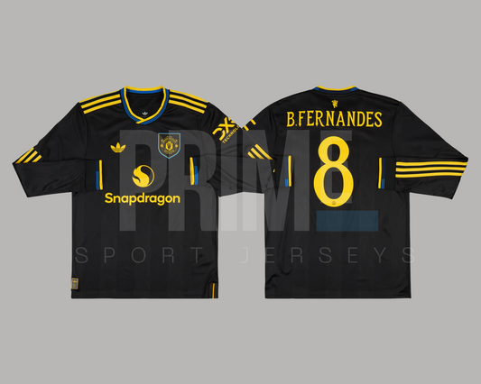 Manchester United 2025/26 tercera manga larga versión jugador