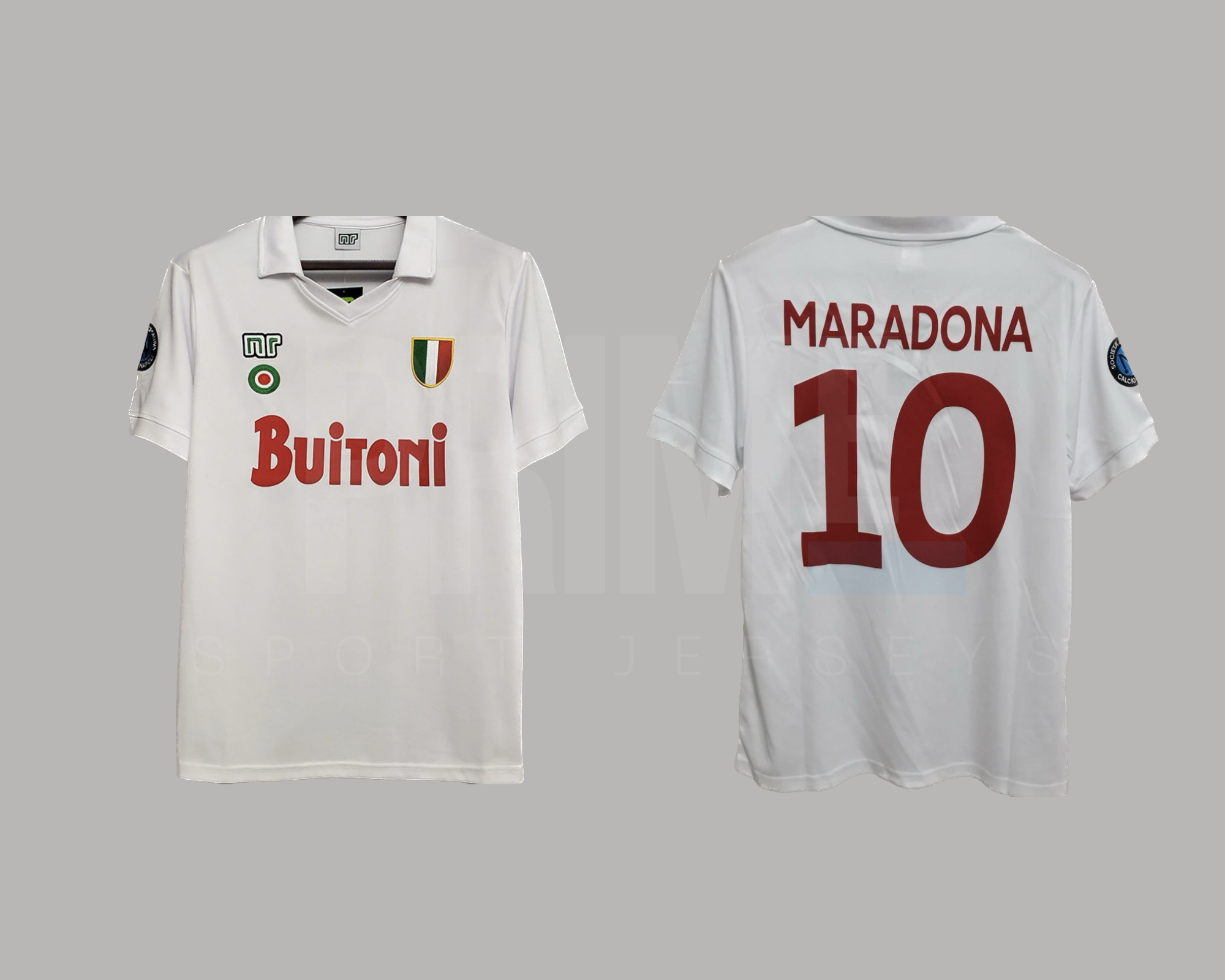 Maillot Gardien De But Napoli 1982/83 - Porté Match Par Luciano Castellini