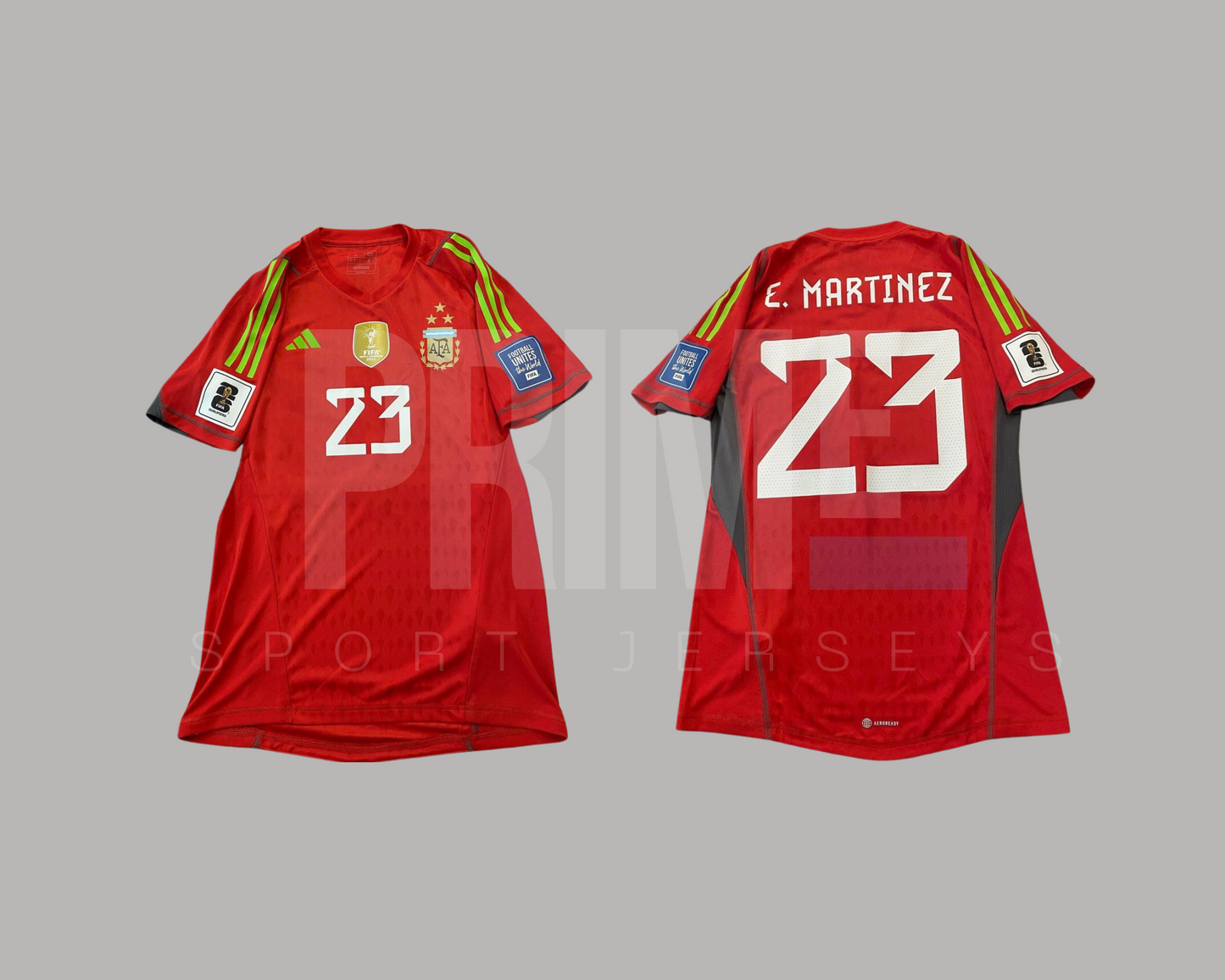 Argentina 2022 portero tercera versión aficionado