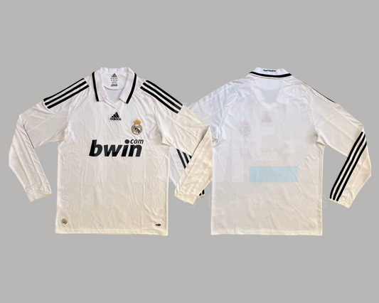 Real Madrid 2008/09 local manga larga