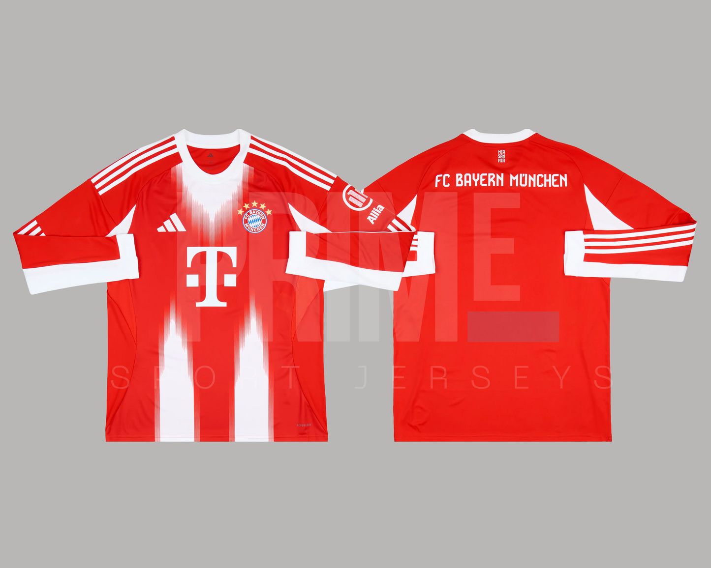 Bayern Munich 2025/26 local manga larga versión aficionado