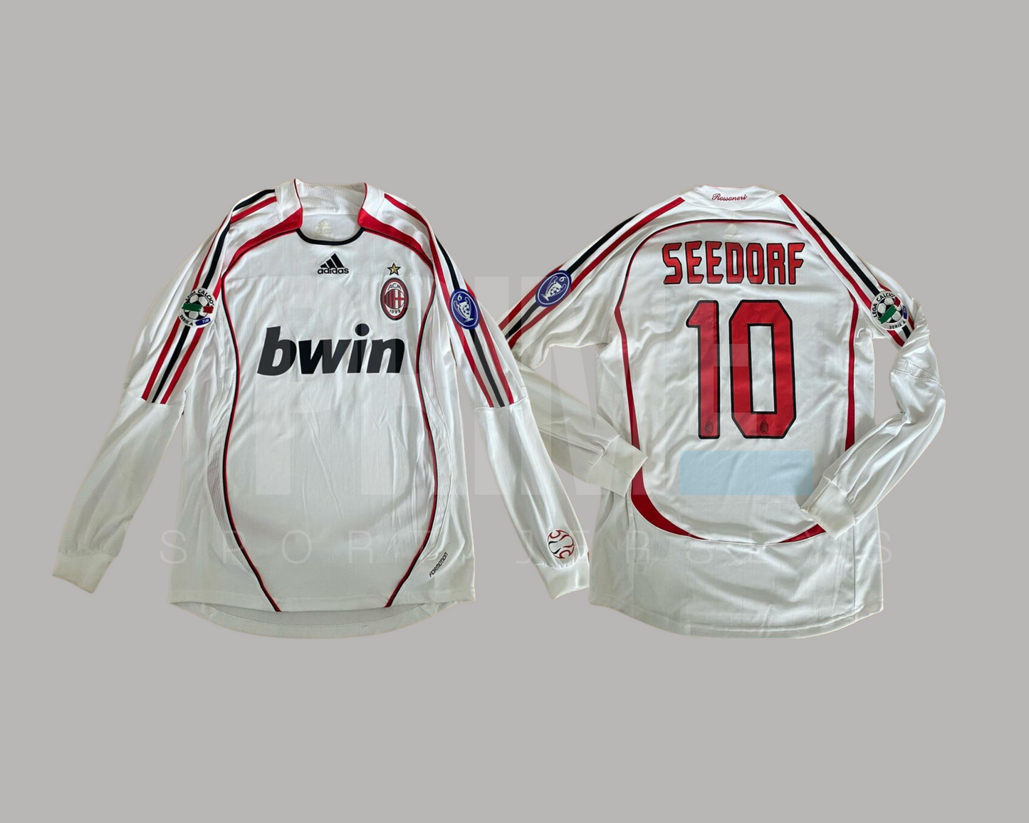 AC Milan 2006/07 visita manga larga