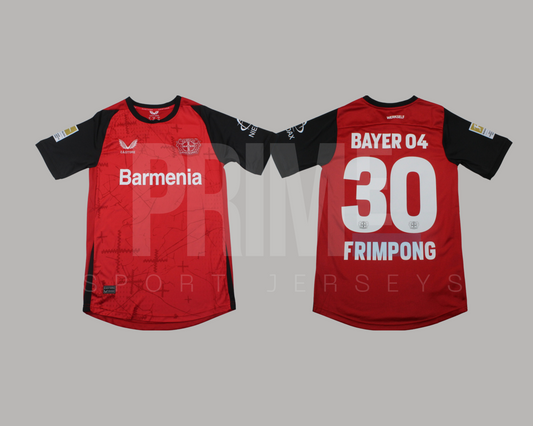 Bayer Leverkusen 2024/25 local versión aficionado