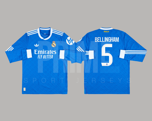 Real Madrid 2025/26 tercera manga larga versión jugador