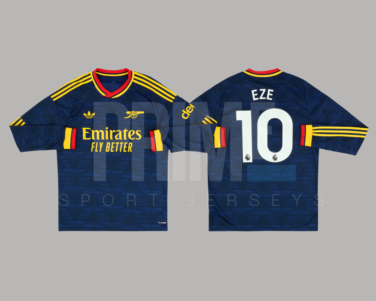 Arsenal 2026/27 visita manga larga versión aficionado