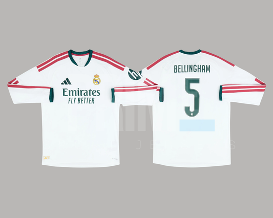 Real Madrid 2026/27 local manga larga versión jugador