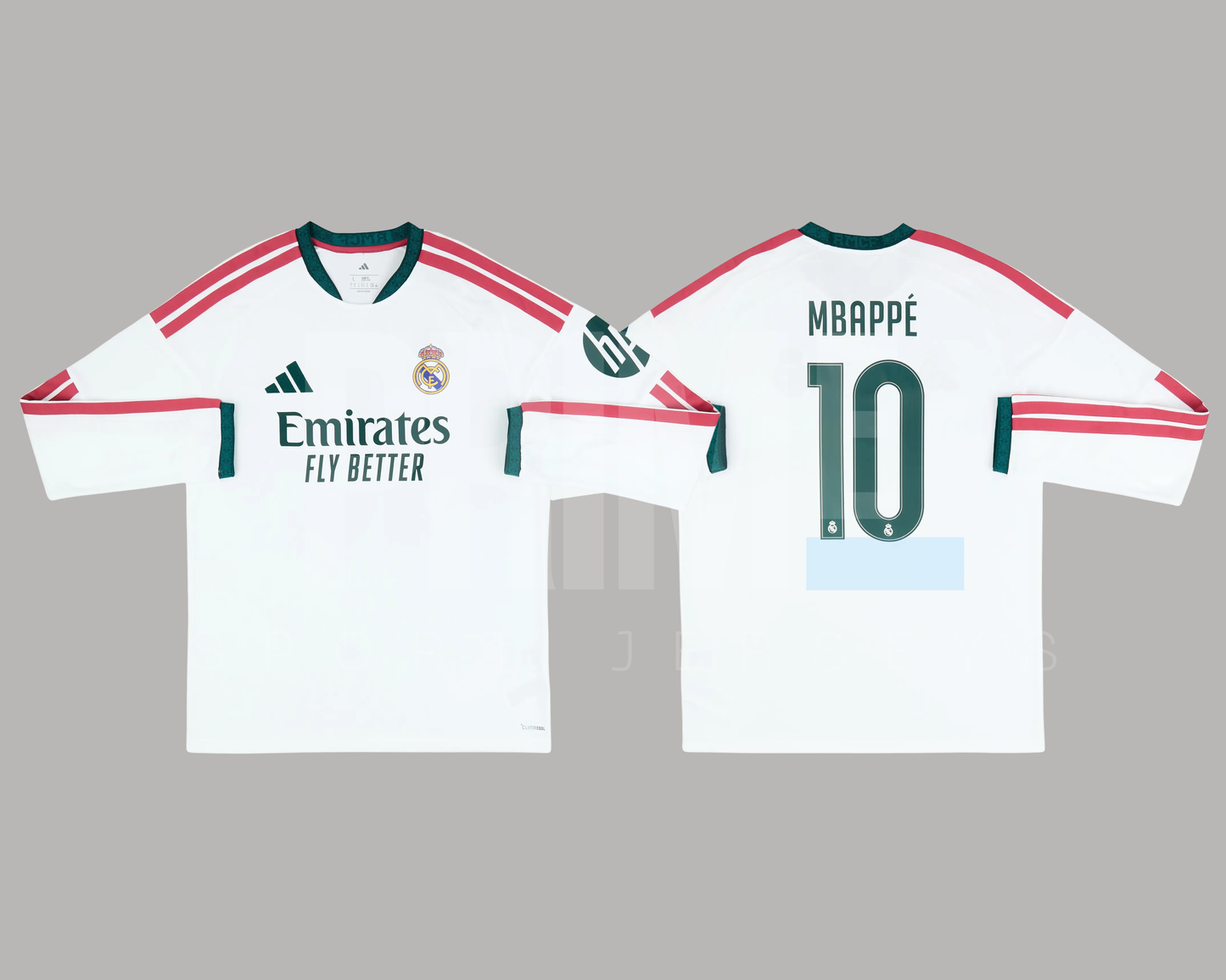 Real Madrid 2026/27 local manga larga versión aficionado