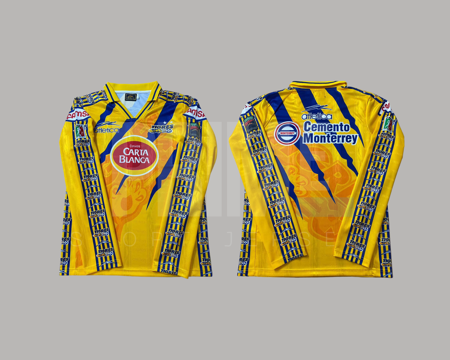 Tigres 1997/98 local manga larga