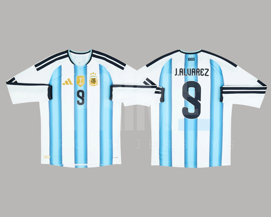 Argentina 2026 local manga larga versión jugador