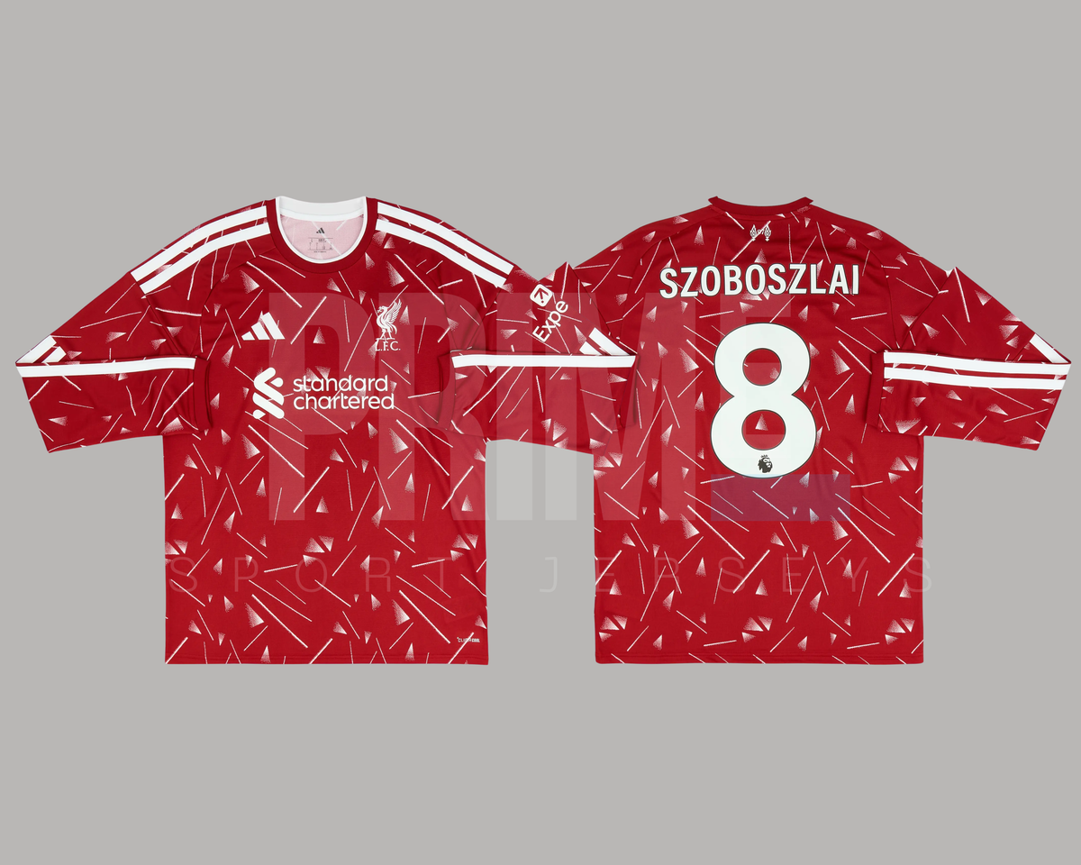 Liverpool 2026/27 local manga larga versión aficionado