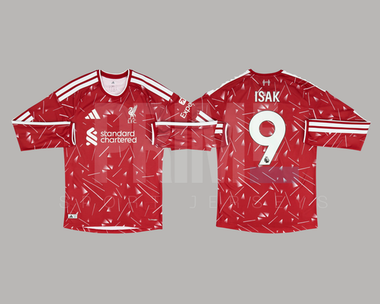 Liverpool 2026/27 local manga larga versión jugador