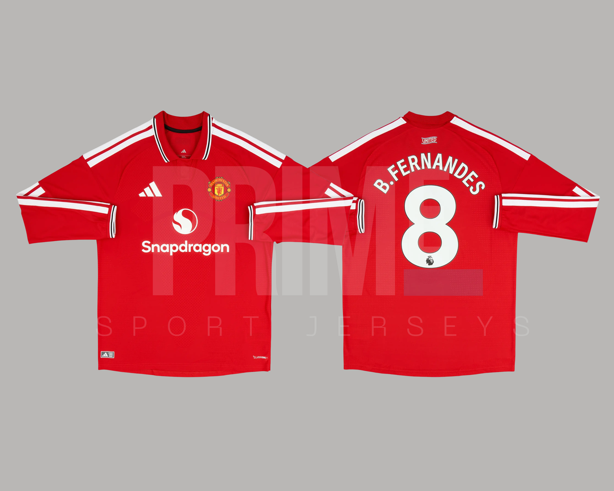 Manchester United 2026/27 local manga larga versión jugador