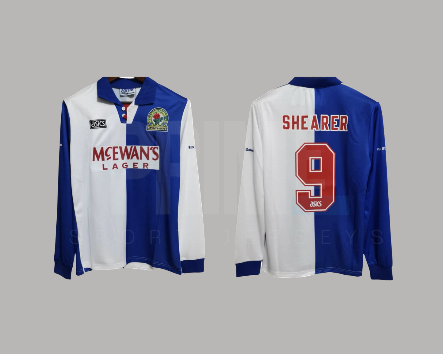 Blackburn Rovers 1994/95 local manga larga