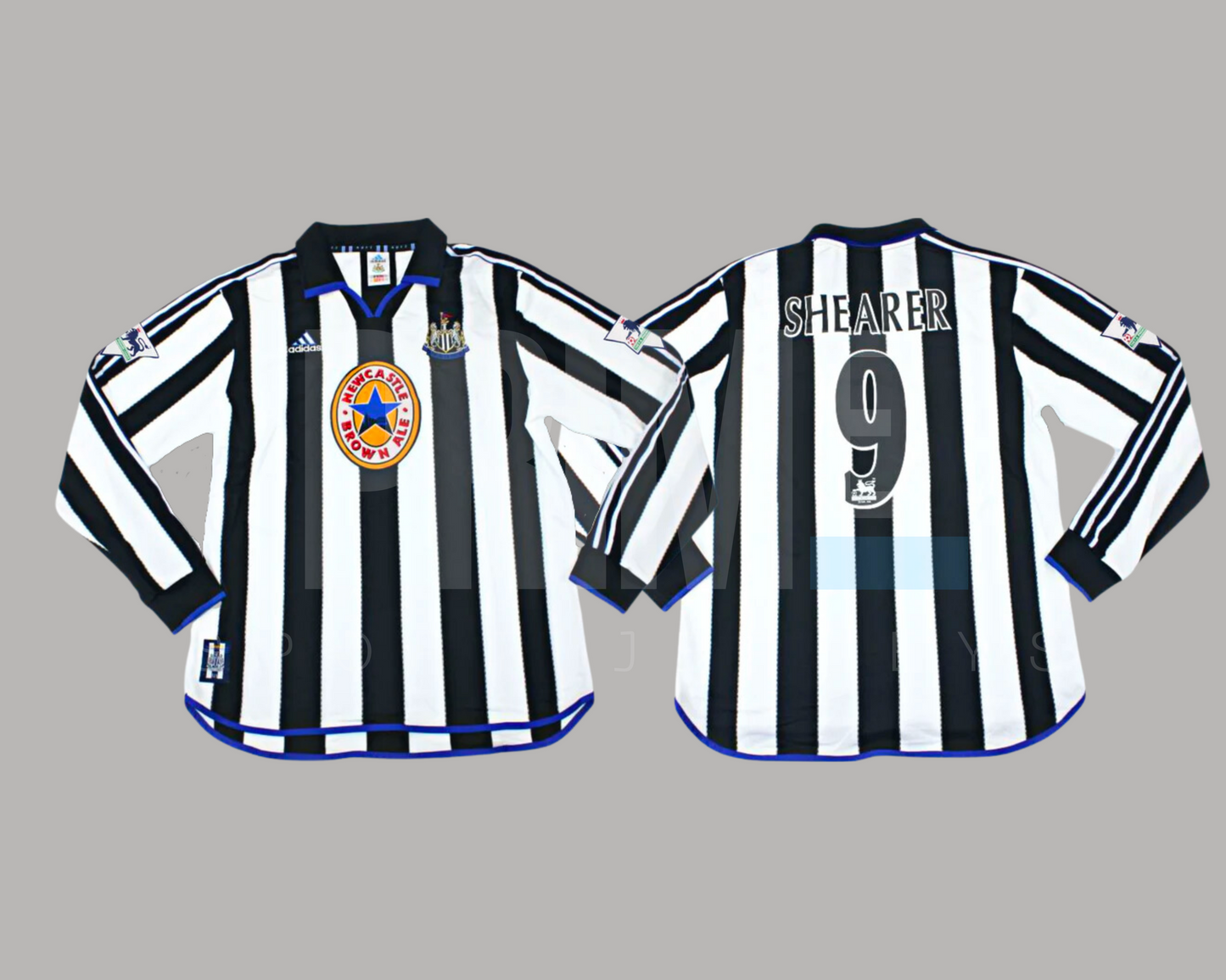 Newcastle United 1999/00 local manga larga