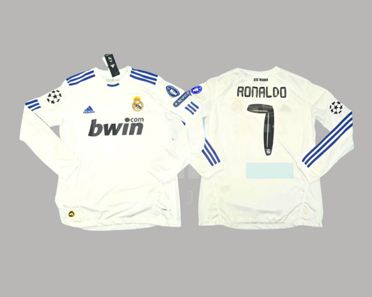 Real Madrid 2010/11 local manga larga