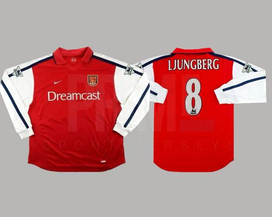 Arsenal 2000/01 local manga larga