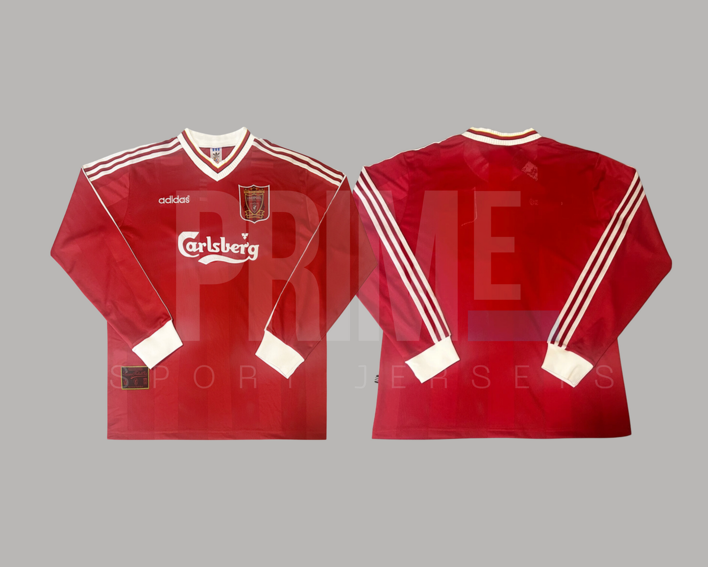 Liverpool 1995/96 local manga larga