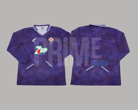 Fiorentina 1992/93 local manga larga