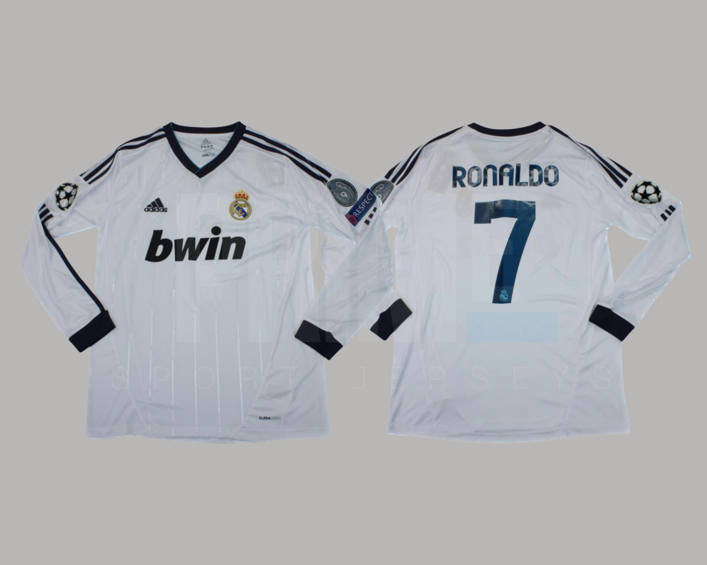 Real Madrid 2012/13 local manga larga