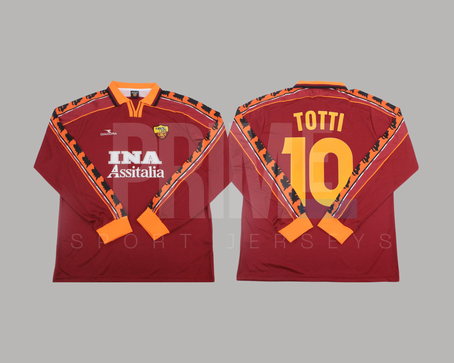 AS Roma 1998/99 local manga larga