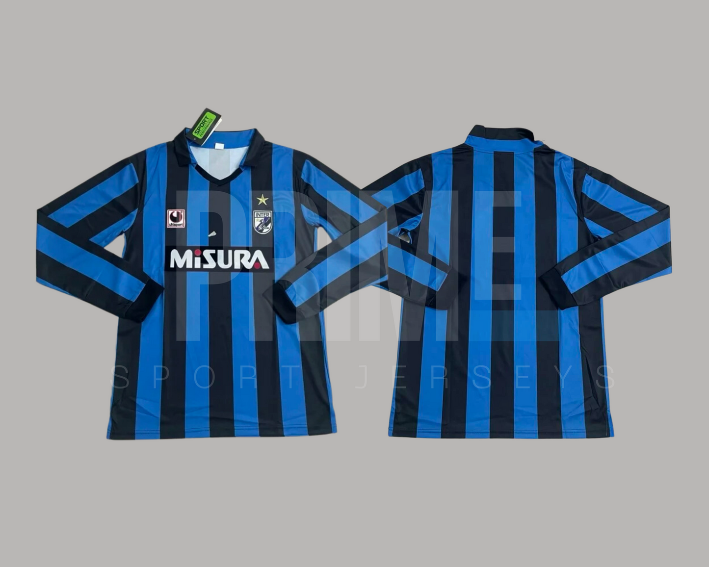 Inter Milan 1988/89 local manga larga