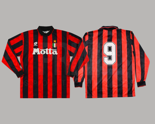 AC Milan 1993/94 local manga larga