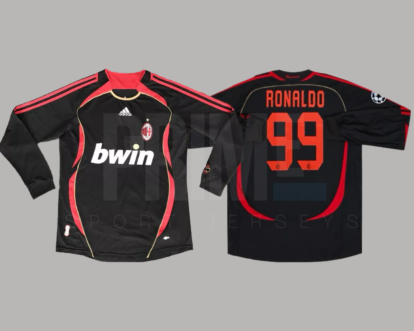 AC Milan 2006/07 tercera manga larga