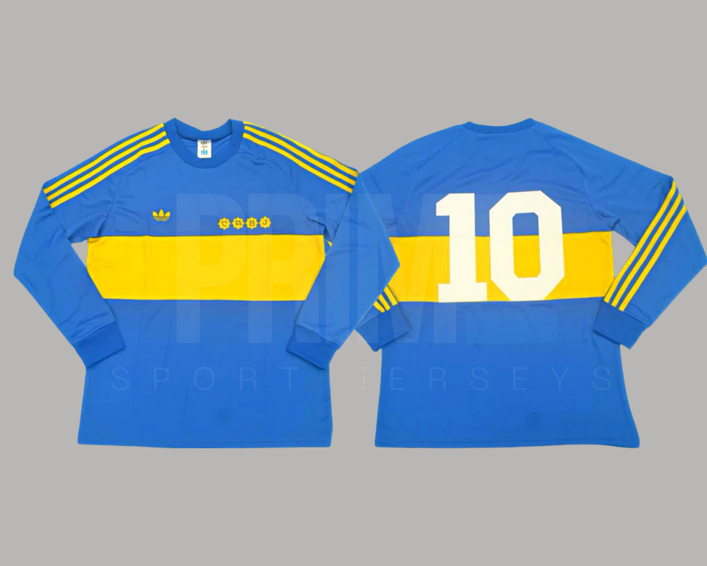 Boca Juniors 1981/82 local manga larga