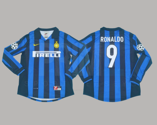 Inter Milan 1998/99 local manga larga