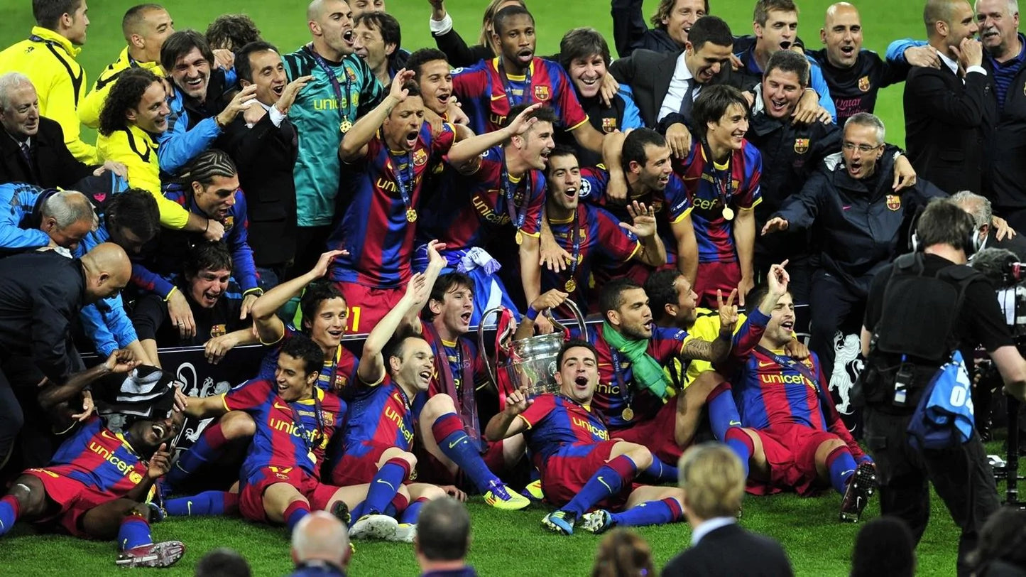 Barcelona 2010/11 Final Champions League manga larga