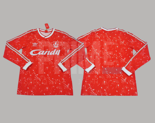 Liverpool 1989/91 local manga larga