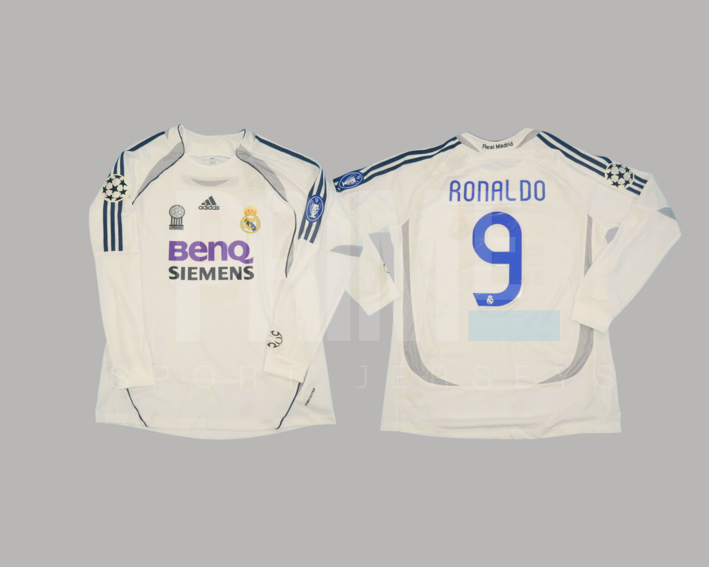 Real Madrid 2006/07 local manga larga